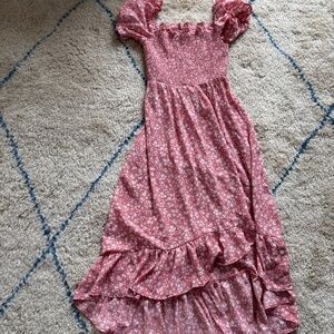 Francesca’s floral maxi dress